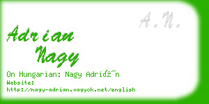 adrian nagy business card